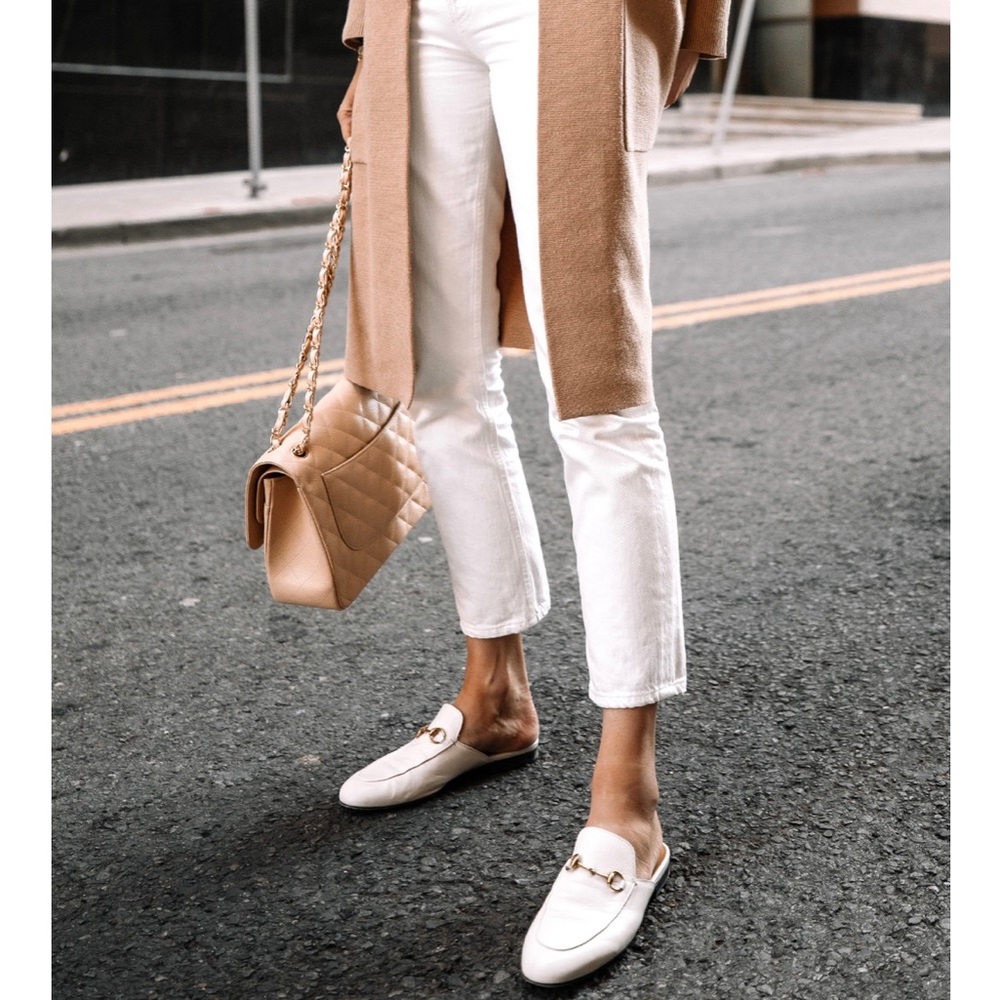 SOLD!!!Gucci Princeton Leather Flat Loafers w/ Goldtone Horsebit Buckle. - Picture 1 of 13